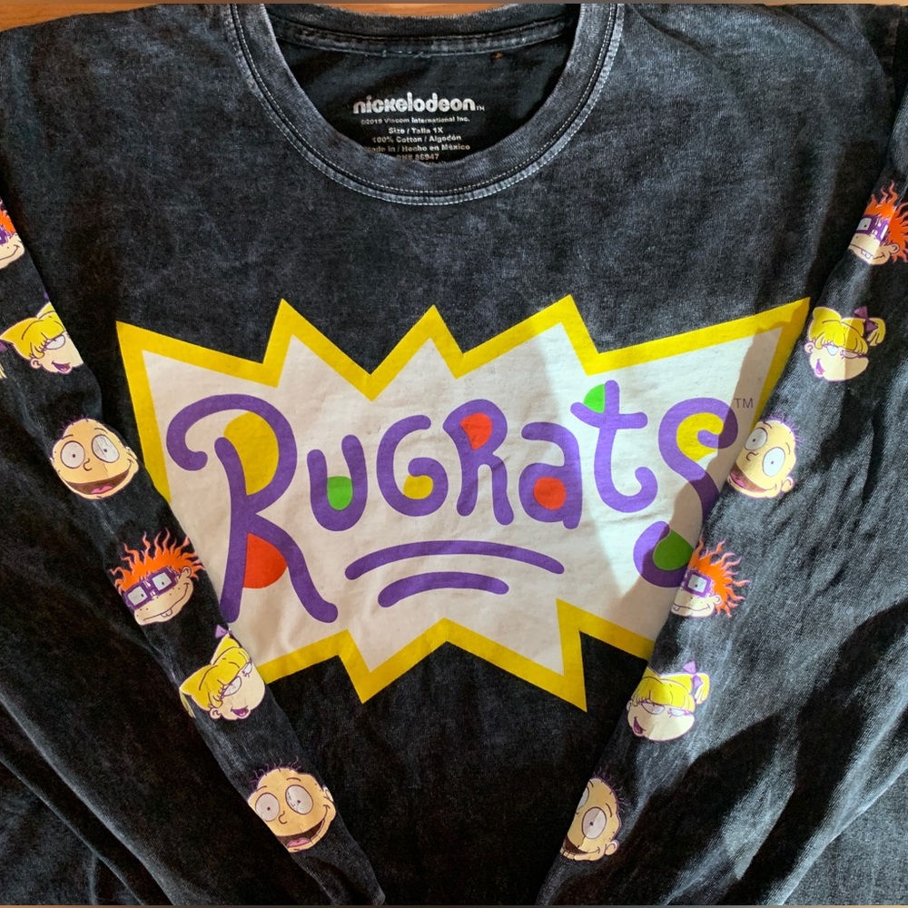 Vintage Nickelodeon Rugrats Long Sleeve size L Cotton Shirt